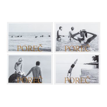 Jadran Postcard Black and White