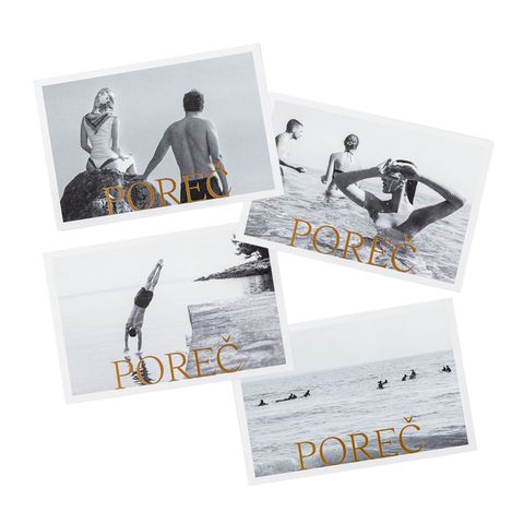 Cartolina Jadran in bianco e nero 